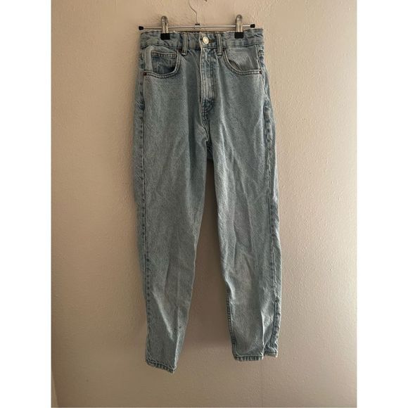 Zara Pants - Zara High waisted light wash jeans size 2